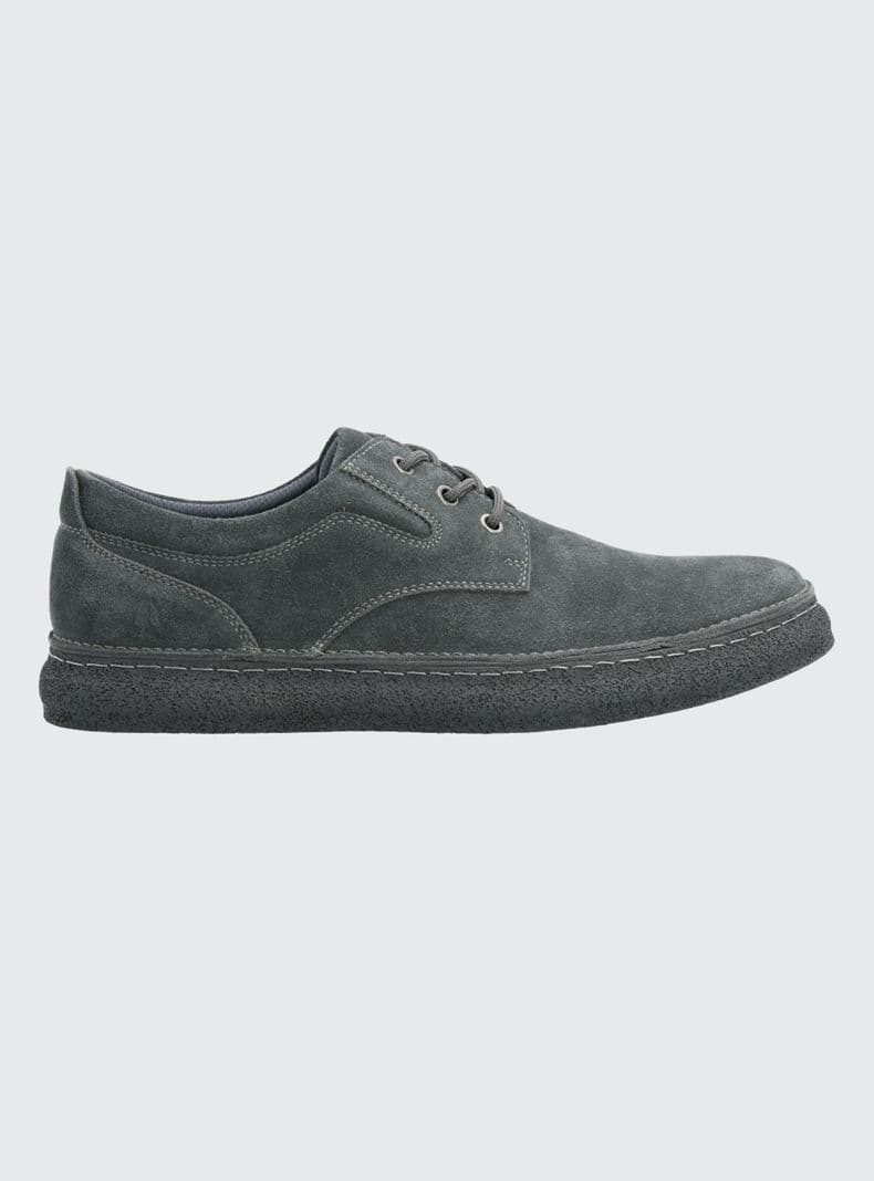 Zapatilla Urbana Cuero Gared Hombre Gris 39