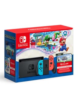 Consola Nintendo Switch Neon + Super Mario Bros Wonder + 3 meses NSO
