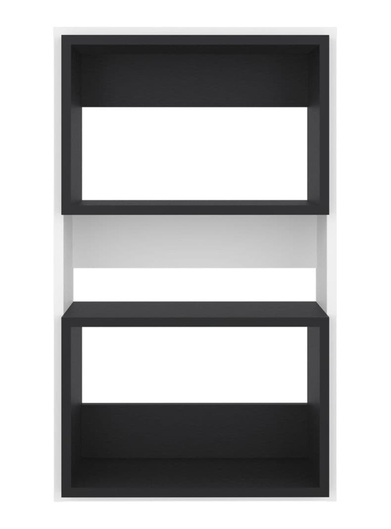 Mueble Auxilar Muro Bano Eco Blanco y Wengue