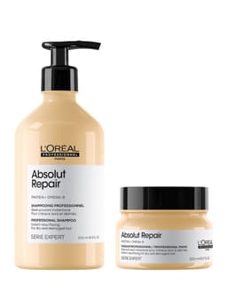 Set Profesional Reparacion y Nutricion Shampoo 500 ml + Mascara 250 ml Absolut Repair