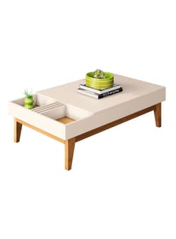 Mesa de Centro Vitta Off White Freijo