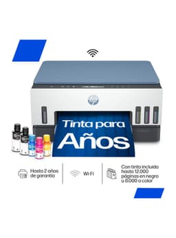 Multifuncional Smart Tank 725 WiFi Duplex + Botellas de Tinta