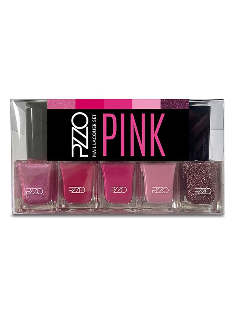 Set Esmaltes de Unas Pink Matte-Shine