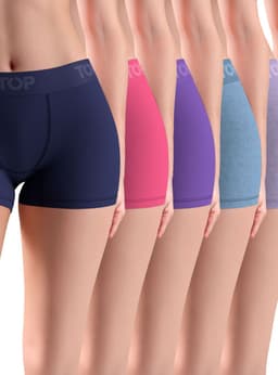 Pack 5 Boxer Corto Algodon Color XS