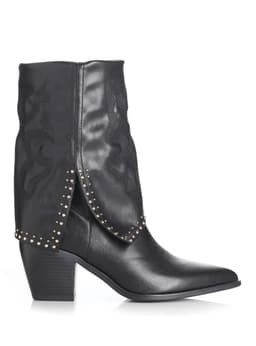 Bota Country y Tacha Mujer Negro 39