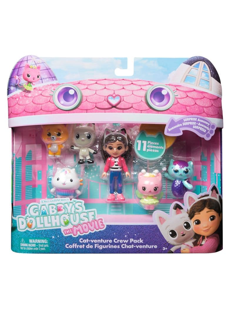 Figuras Giftset Cat-venture Crew Pelicula Gabby's Dollhouse
