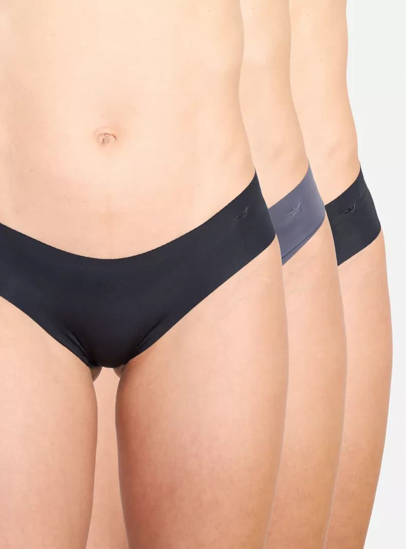 Pack 3 Culotte Microfibra Bonded Gris M