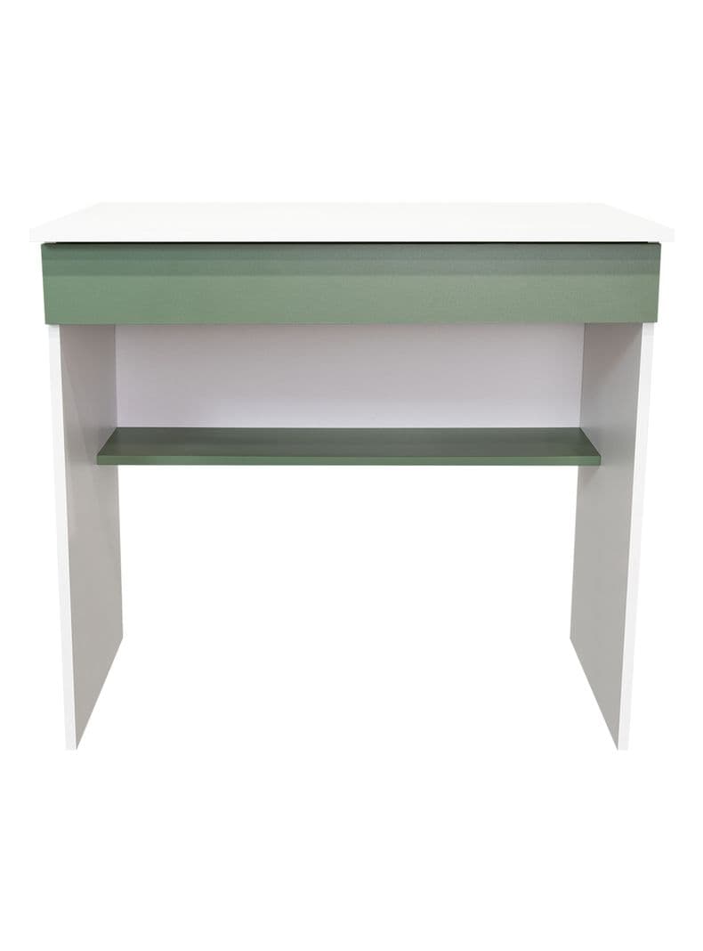 Escritorio 1 Cajon Ohio 73x80x49.8 cm Blanco y Agave