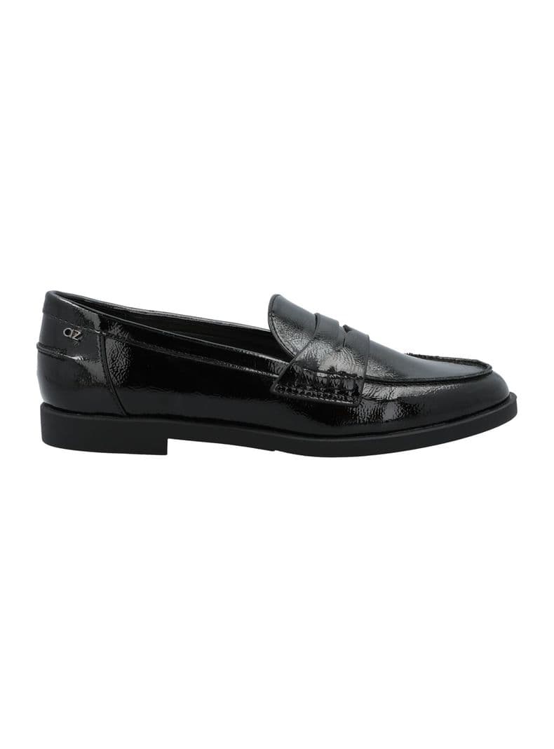 Mocasin Arco Mujer Negro 36