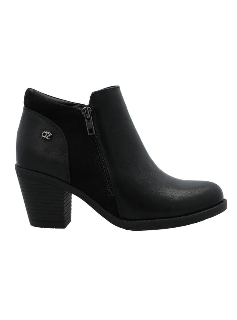 Botin Paola Taco Cuadrado Mujer Negro 35