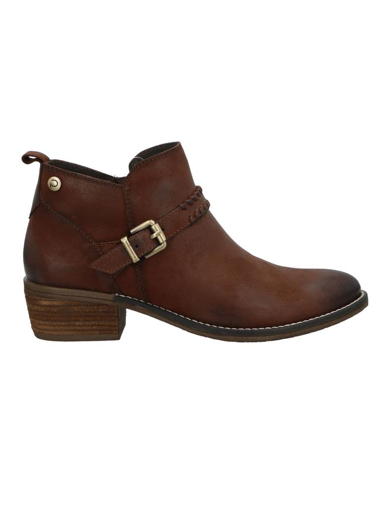 Botin Mujer Gina 660788 Cuero Cafe Oscuro 35
