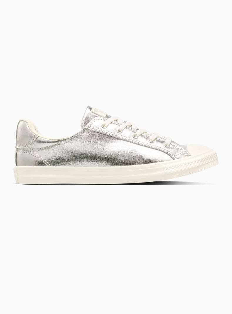 Zapatilla Urbana Chuck Taylor Dainty Lucky A14 Mujer Plata 36