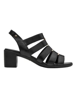 Sandalia de Varias Correas BRM0155 Mujer Negro 39