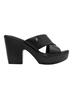 Sandalia Correas Cruzada BRM0419 Cuero Mujer Negro 35