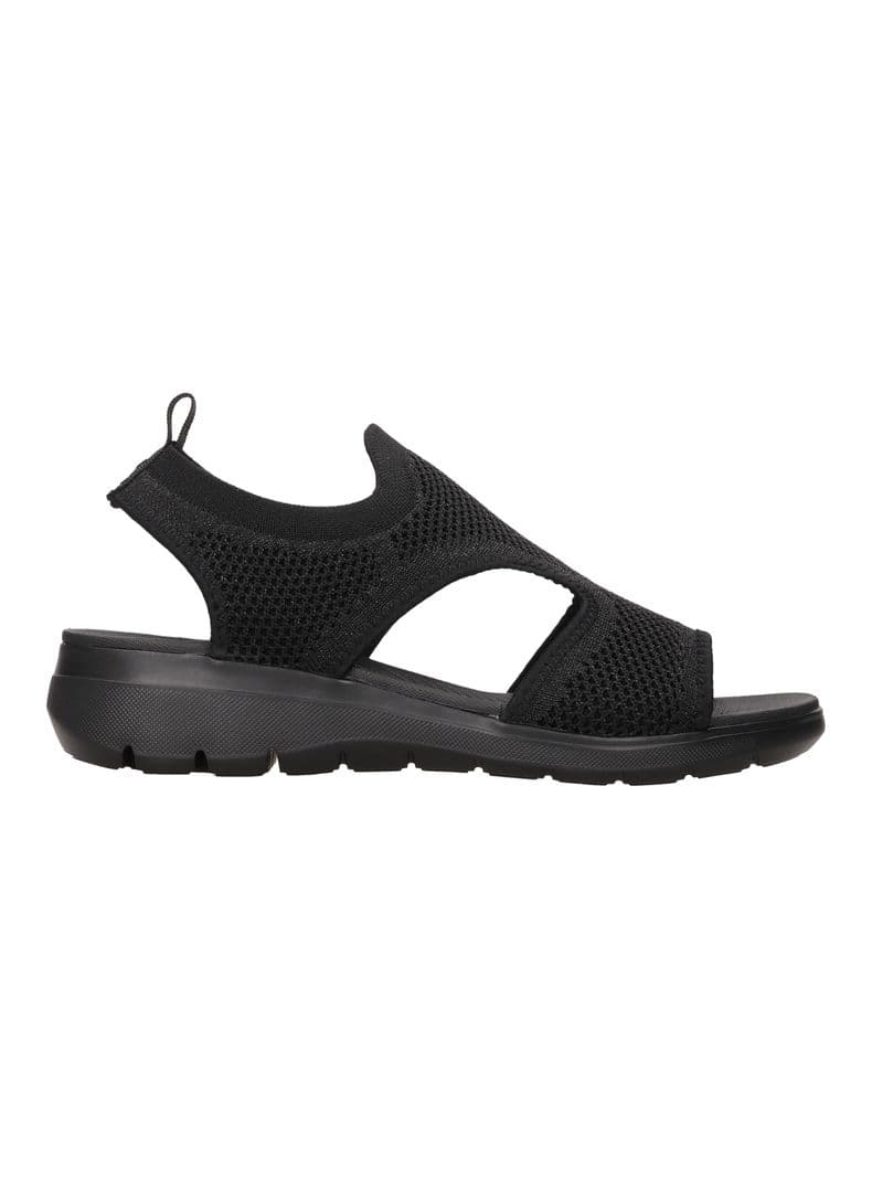 Sandalia Elastico 16M0502 Mujer Negro 39