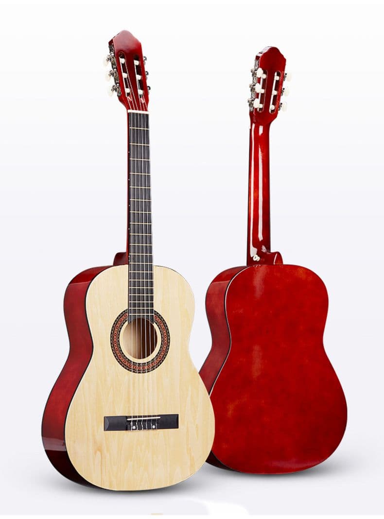 Guitarra Acustica Clasica 39' Principiantes y Ninos Blanca