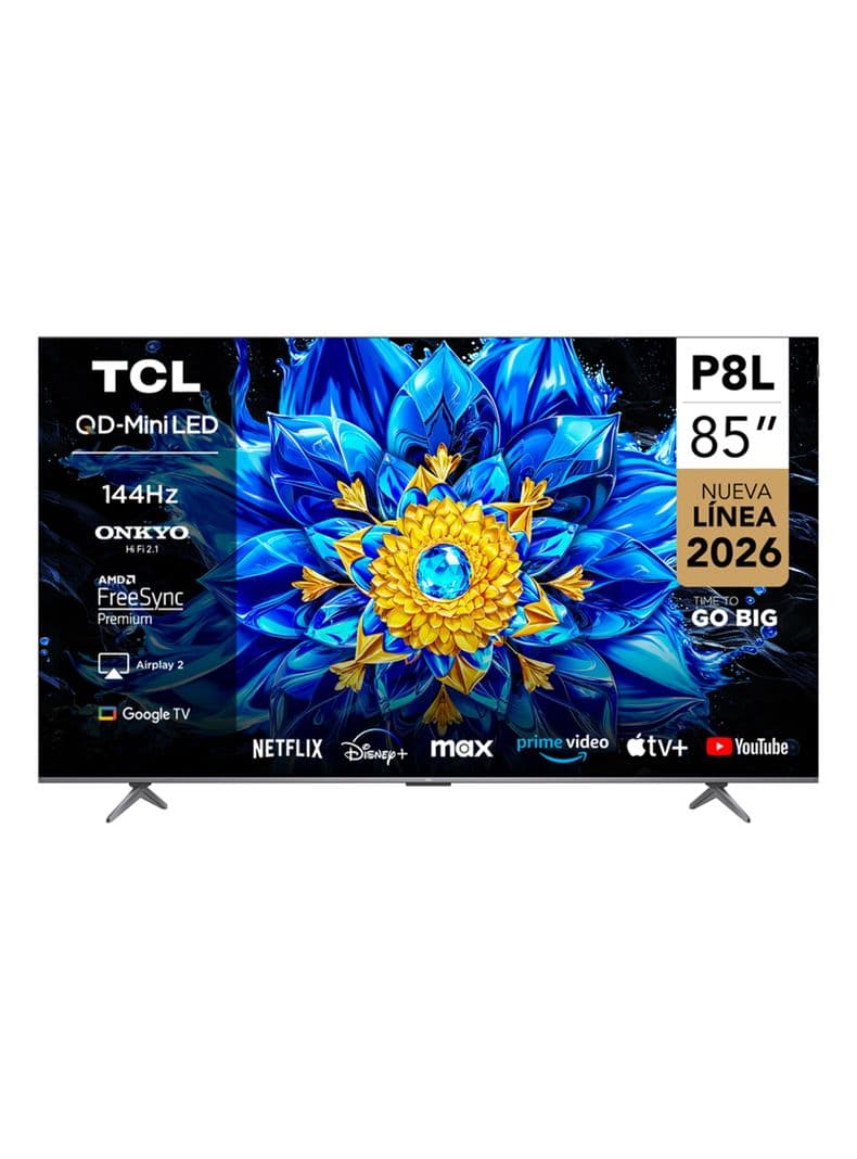 QD Mini Led Smart TV 85'' 4K UHD 144Hz P8L Gamer