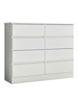 Comoda Roma 8 Cajones Blanco
