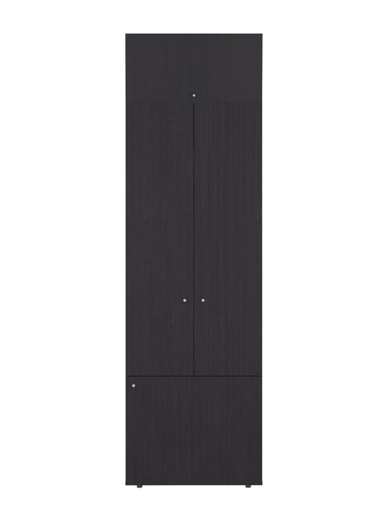 Combo Closet 4 Puertas + Modulo Superior 200x60x40.2 cm Wengue Negro