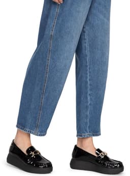 Mocasin Lydia-661294 Cuero Mujer Negro 34