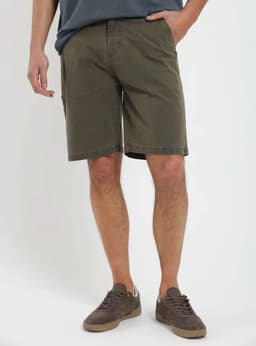 Short H Craft Regular Fit Tiro Medio Verde L