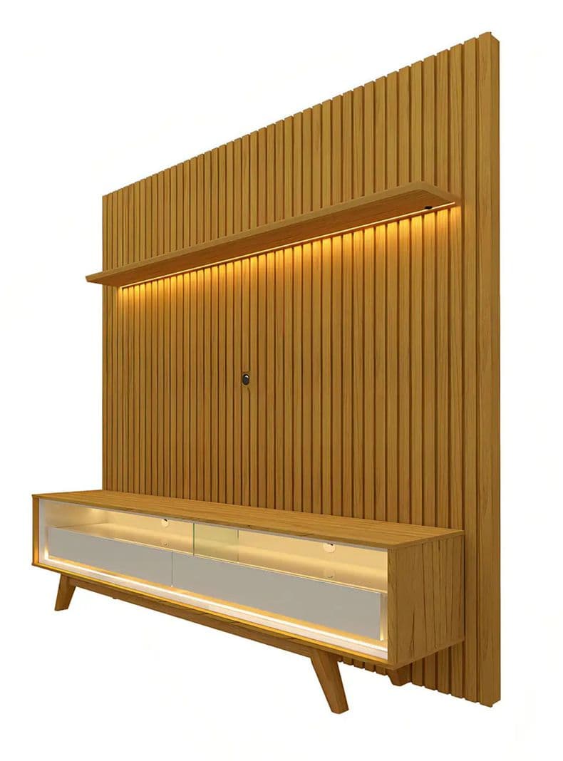 Rack TV 70'' Requinte 1.7 + Panel Nobre Cafe