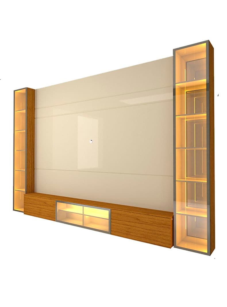 Rack TV Home 90'' Luminare 2.9 Full ow Natural Beige