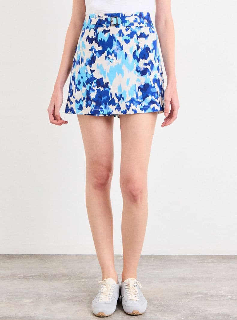 Short Skort Fantasia Azul 36