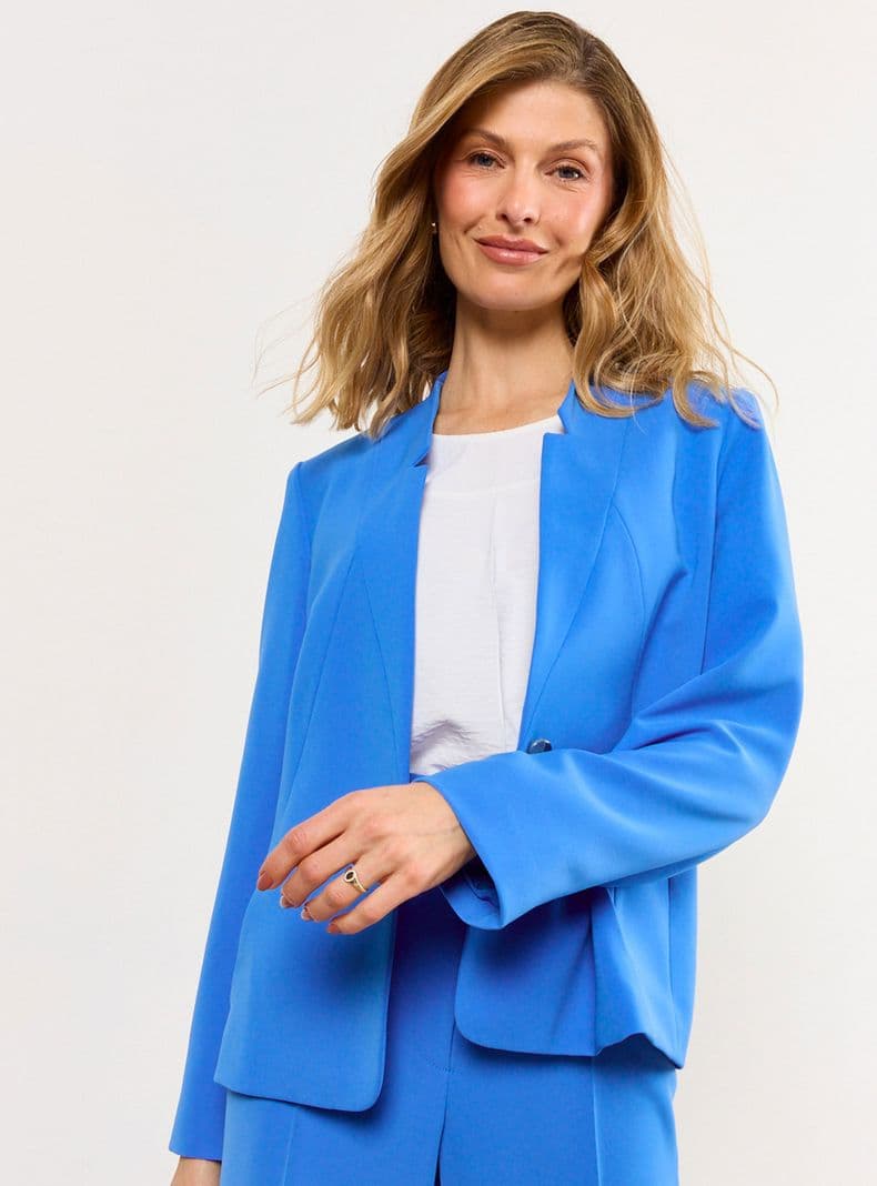 Blazer Moderno Azul 42