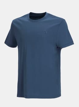 Polera Zero Algodon Confort Suave Azul S