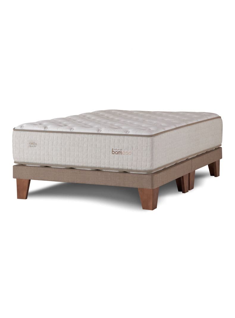 Cama Europea Naturals Bamboo Super King Beige Claro