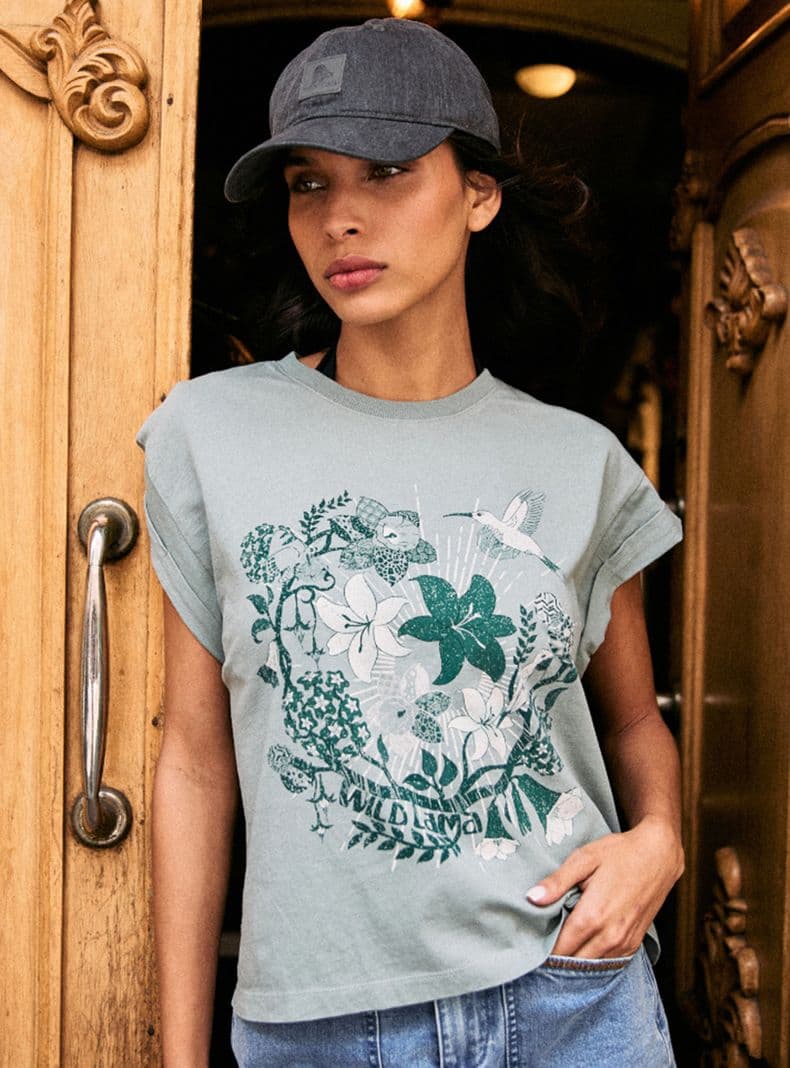 Polera Nirva Regular Verde M