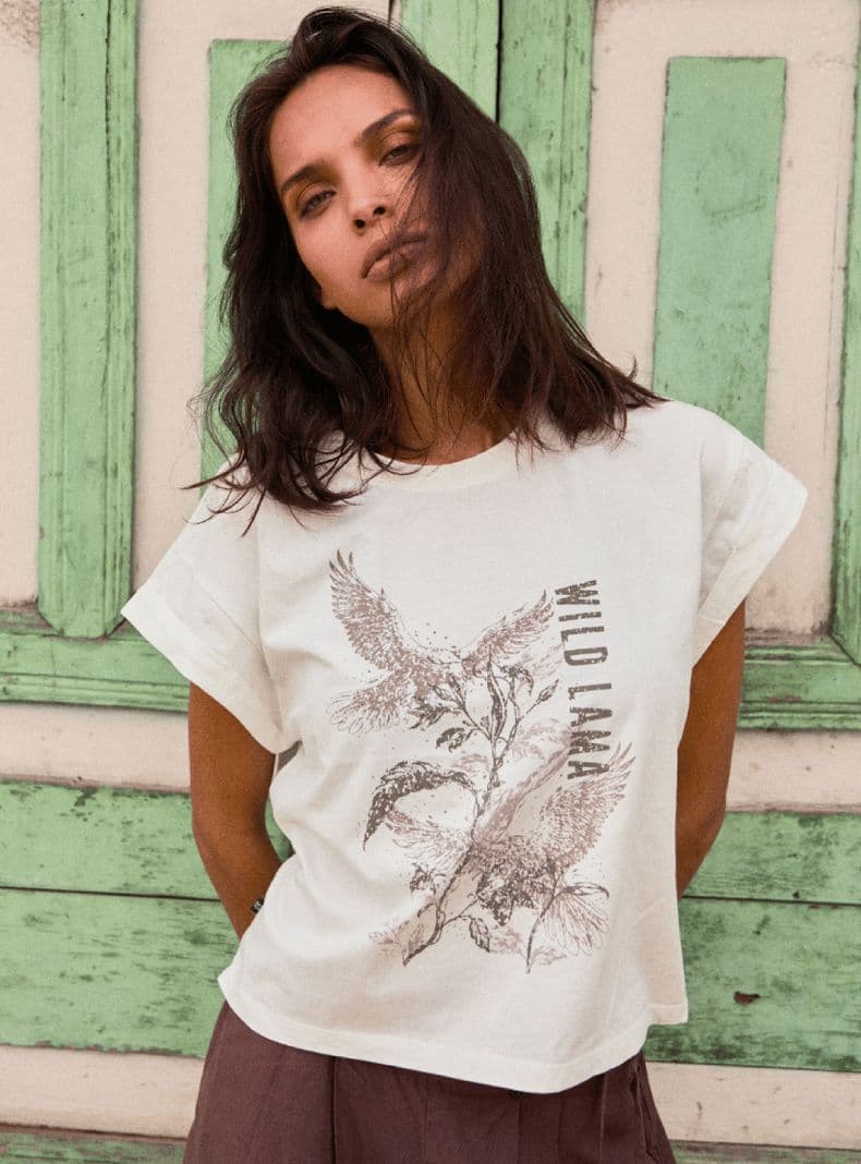 Polera Nirva Escote Redondo Blanco S