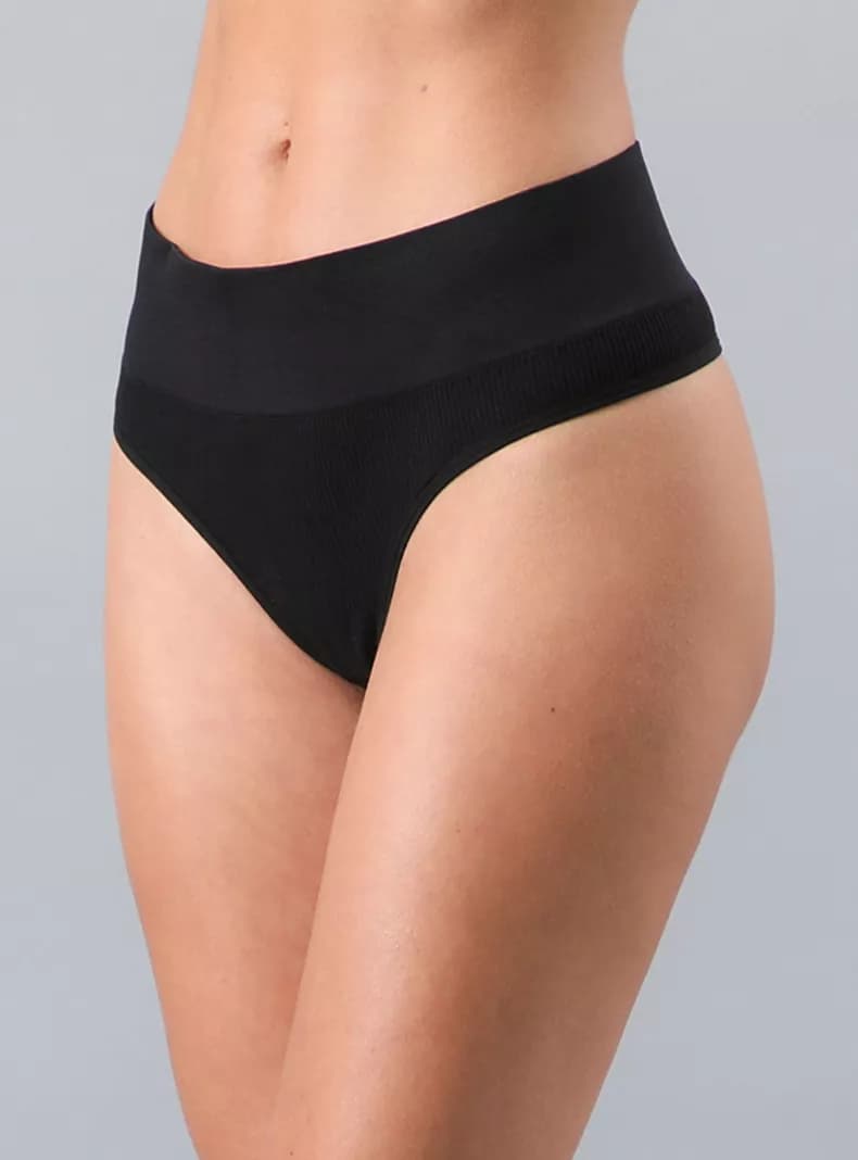 Pack Colaless Seamless Rib Negro L