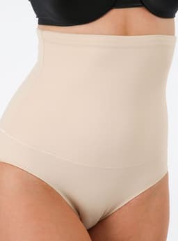 Calzon Control Cintura Alta Beige M