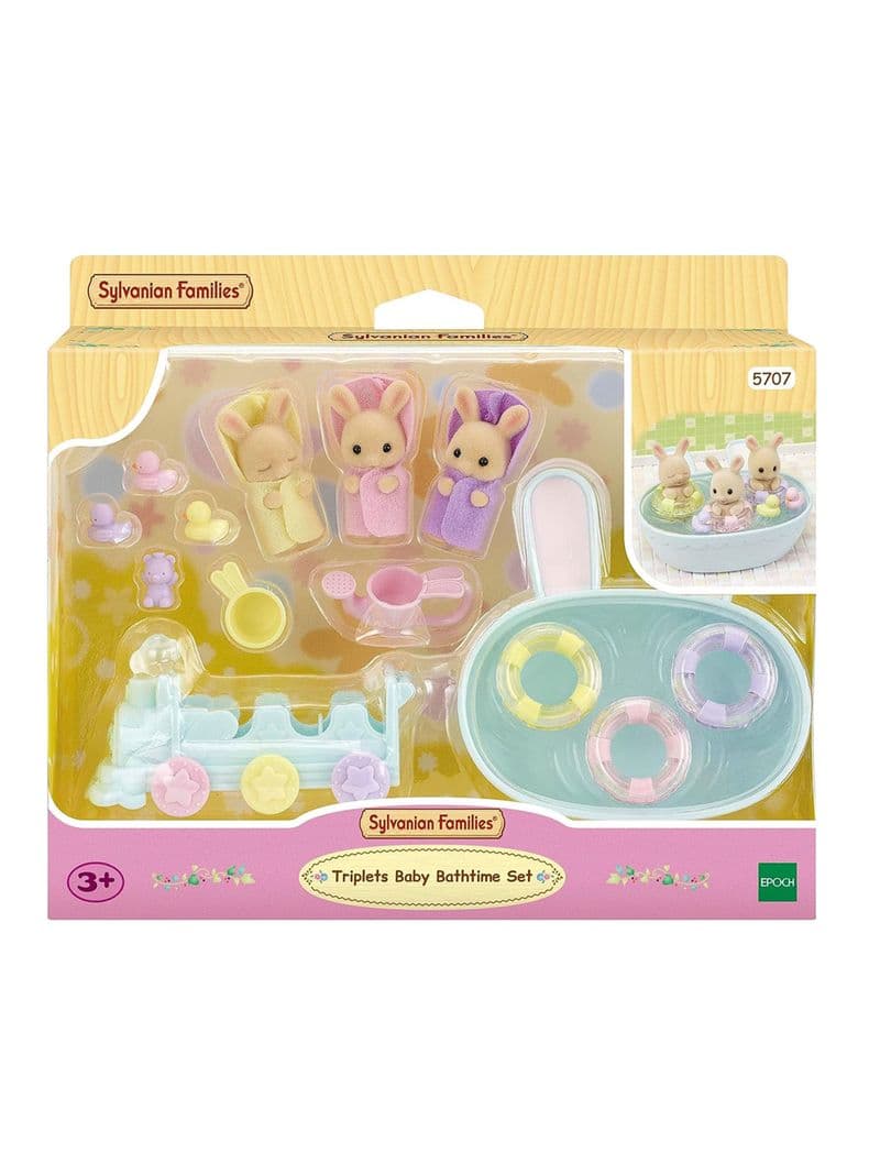 Figuras de Coleccion Trillizos Conejos de Leche