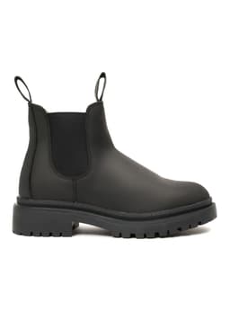 Botin Cuero Chelsea Original-2 Mujer Negro 35