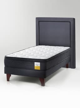 Cama Europea 1 Plaza + Respaldo
