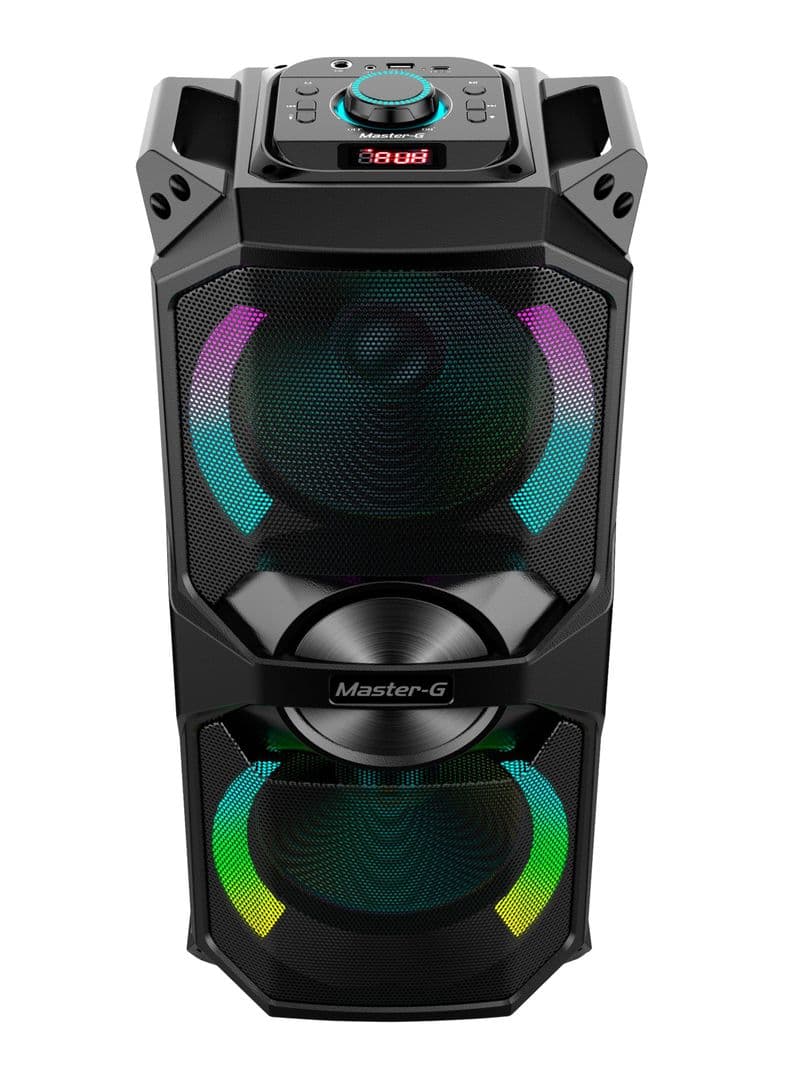 Parlante Karaoke Bluetooth 6000W MGLUXOR Negro