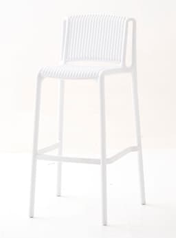 Pack de 2 Sillas Bar Verona Negro Blanco