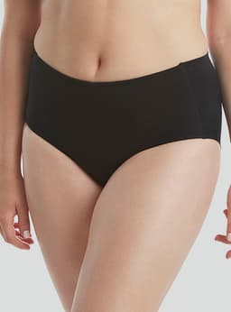 Calzon Microfibra Contro Abdominal Negro M