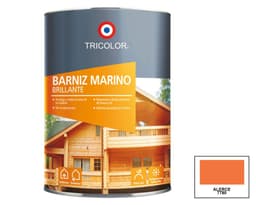 Barniz marino 1/4 galon alerce brillante Tricolor