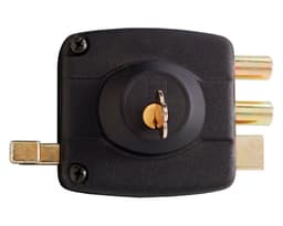 Cerradura sobreponer puertas de 30 mm 2001 negro Scanavini