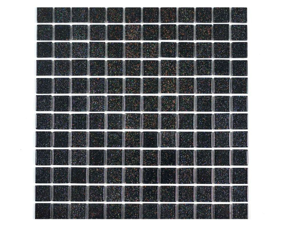 Malla mosaico negro estrella 30x30 cm