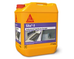 Acelerador de fraguado y endurecimiento 4,5 lts sika 3 Sika