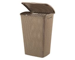 Canasto ropa 55 litros Bali taupe Reyplast