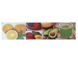 Listel 8x35 cm Desayuno disenos 3 un.