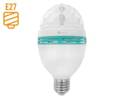 Ampolleta led 3W E27 luz RGB