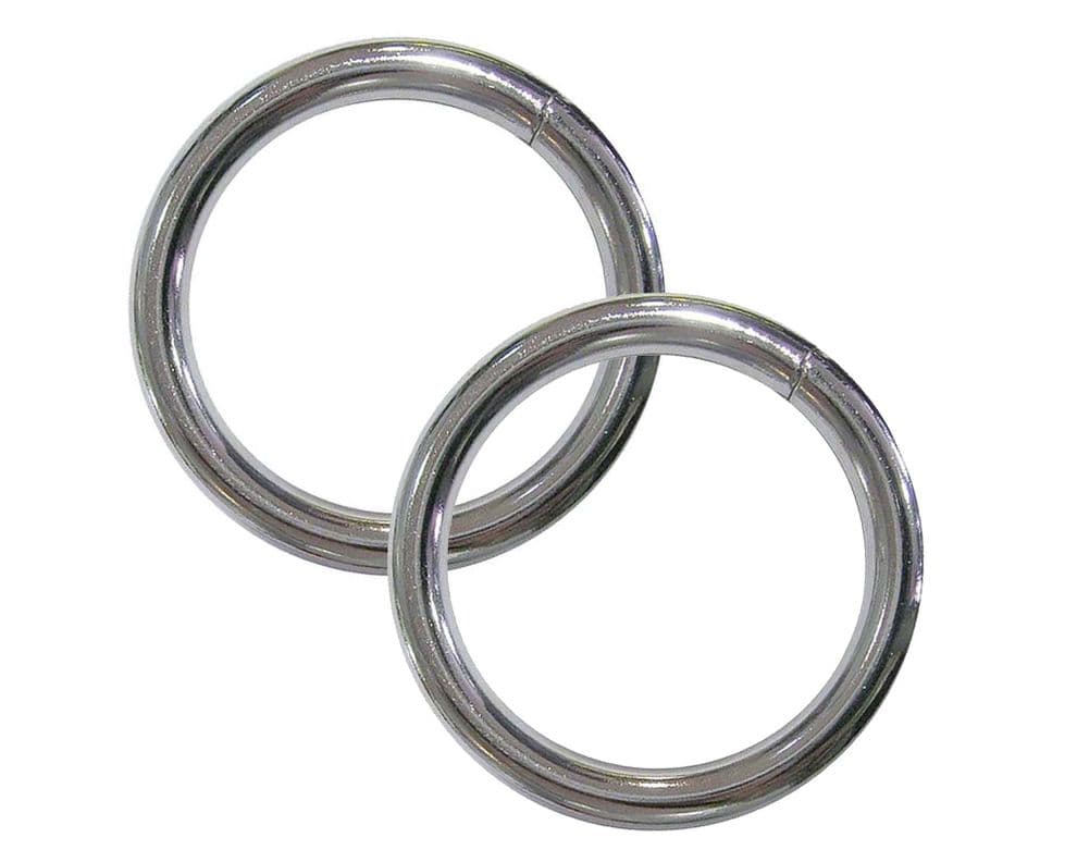 Argolla 4x40 mm 2 unidades gris