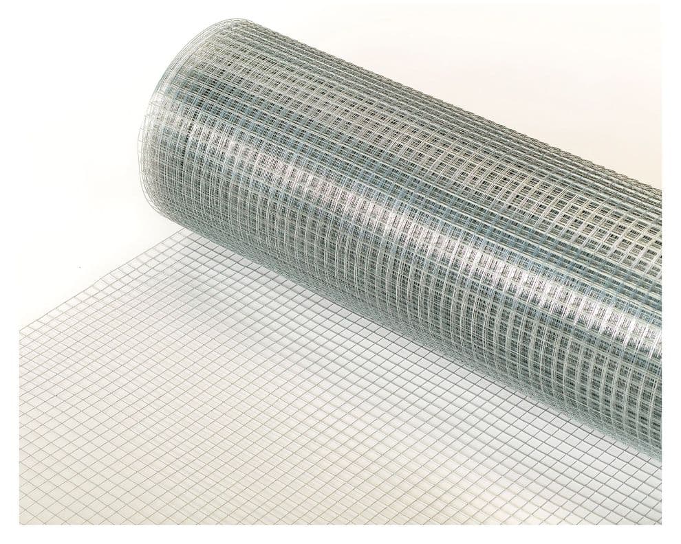 Malla electrosoldada gris 1/2" 90x500 cm